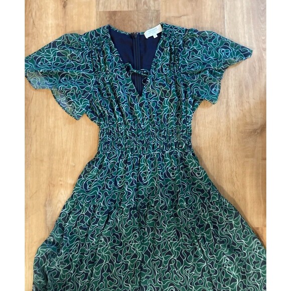 La Ligne Green and Blue Maxi Dress - Picture 7 of 10